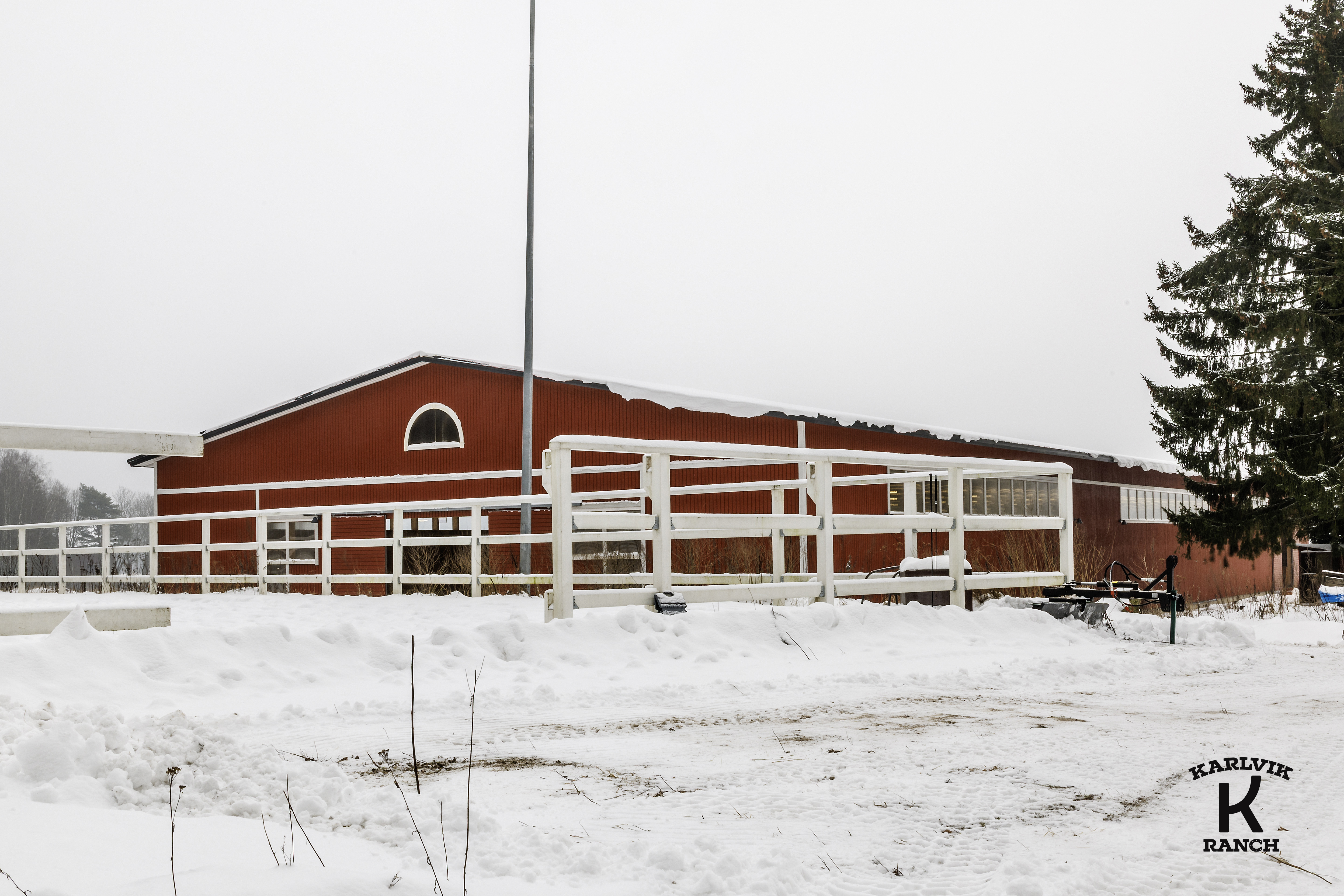 Karlvik Ranch grounds and arena